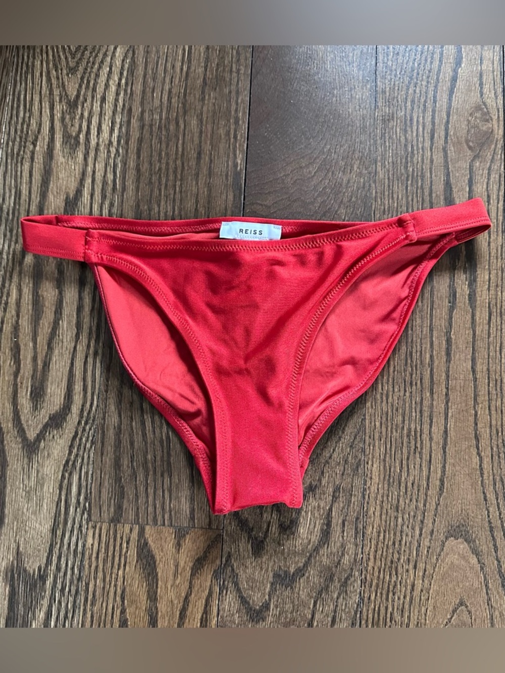 Reiss Raquel Bikini Bottoms in Red, NWT